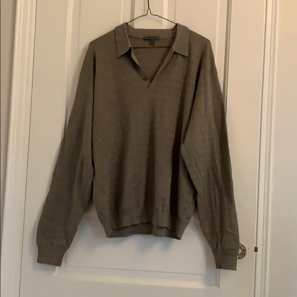 100% silk Johnston & Murphy men’s sweater